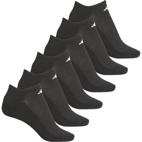 adidas Athletic Cushioned No-Show Socks (For Women) - Save 33%