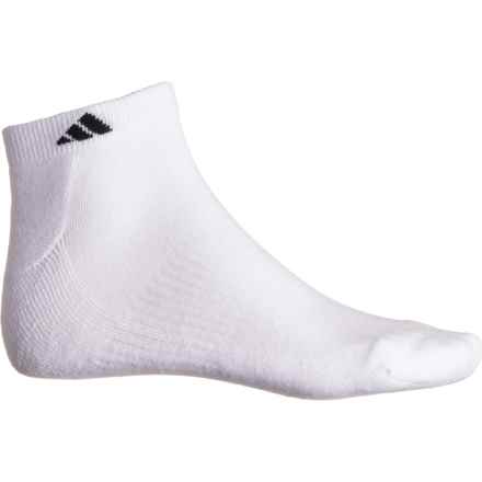 adidas Athletic Cushioned Socks - 6-Pack, Below the Ankle (For Men) in White