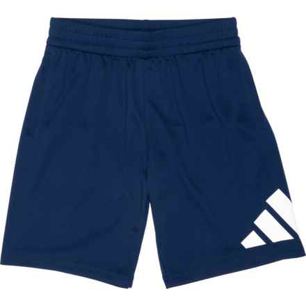 adidas Big Boys 3-Bar Graphic Mesh Soccer Shorts in Dark Blue