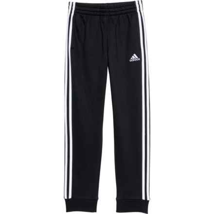 adidas Big Boys 3-Stripe Jogger in Black