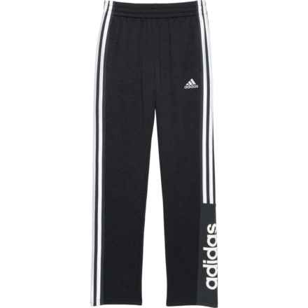 adidas Big Boys 3-Stripe Linear Pants in Black