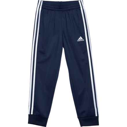 adidas Big Boys 3-Stripe Tricot Joggers in Navy