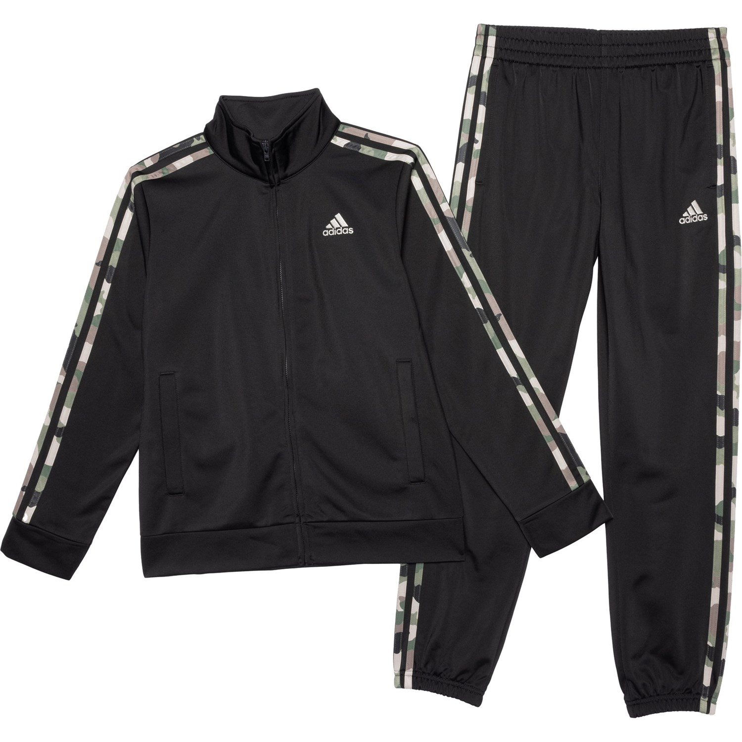 adidas Big Boys 3S Tricot Track Jacket and Joggers Set Save 37