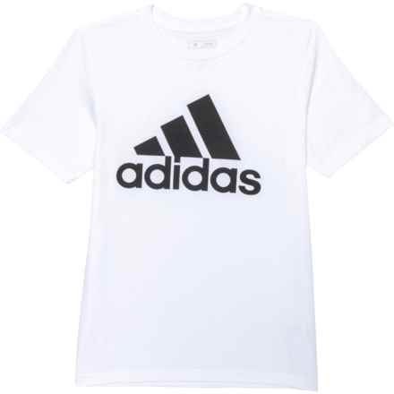 adidas Big Boys Active T-Shirt - Short Sleeve in White