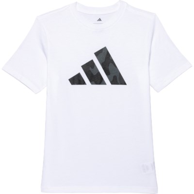 adidas Big Boys Camo Logo T-Shirt - Short Sleeve - Save 44%