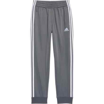 adidas Big Boys Core Tricot Joggers in Grey Five