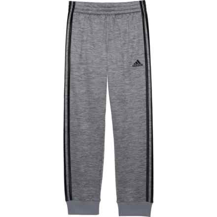 adidas Big Boys Fleece Joggers in Char Grey