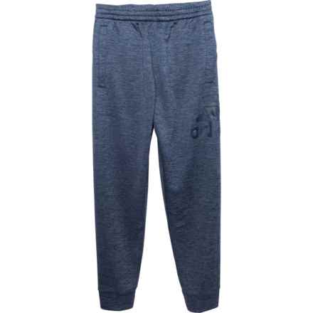 adidas Big Boys Marled French Terry Joggers in Navy