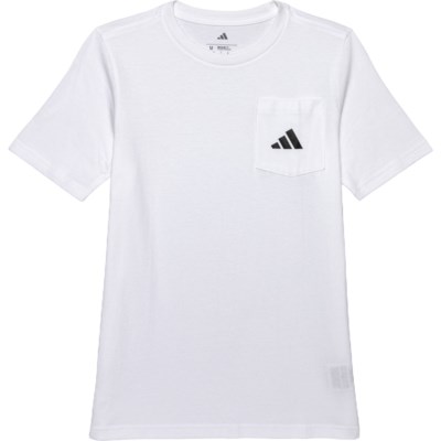 adidas Big Boys Pocket T-Shirt - Short Sleeve - Save 45%