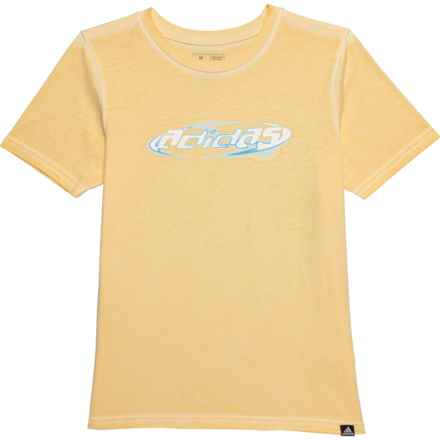 adidas Big Boys Tropidelic T-Shirt - Short Sleeve in Yellow