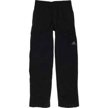 adidas Big Boys Woven Cargo Pants in Black