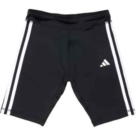adidas Big Girls 3-Stripe Bike Shorts in Black