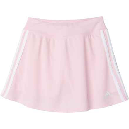 adidas Big Girls 3-Stripe Skort in Clear Pink
