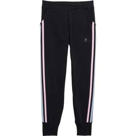 adidas Big Girls Essential 3-Stripe Joggers in Black Multi