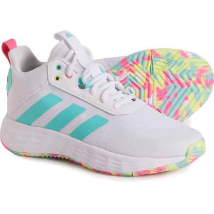 adidas Big Girls Ownthegame 2.0 Basketball Shoes in Footwear White