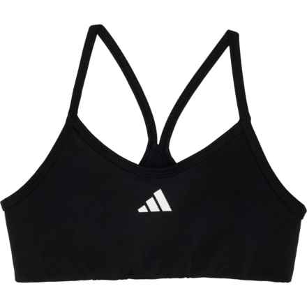 adidas Big Girls Padded Y-Back Sports Bra in Black