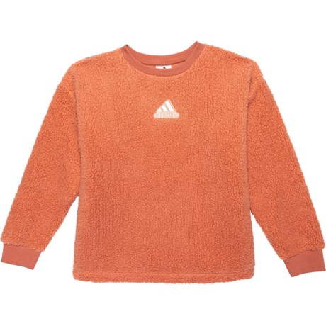 Adidas sherpa sweatshirt online