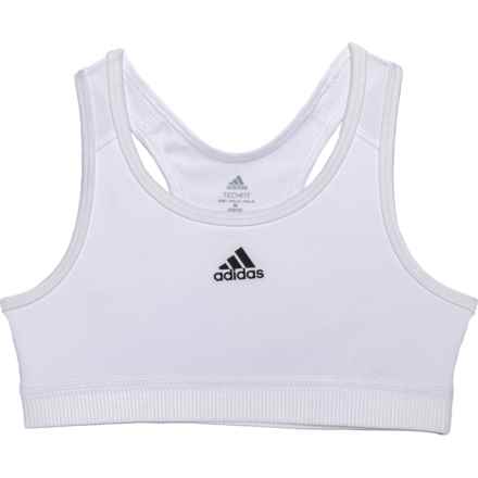 adidas Big Girls Techfit® Sports Bra - Medium Impact in White