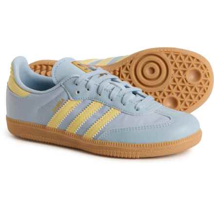 adidas Boys and Girls Samba OG Shoes in Wonder Blue