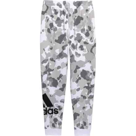 adidas Boys Core Camo Fleece Joggers in White