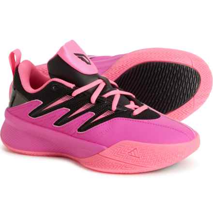 adidas Boys Dame Certified 3 Basketball Shoes in Lucid Fuchsia