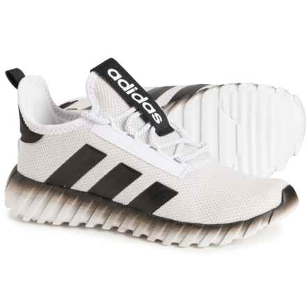 adidas Boys Kaptir 3-Stripe Sneakers in Ftwr White