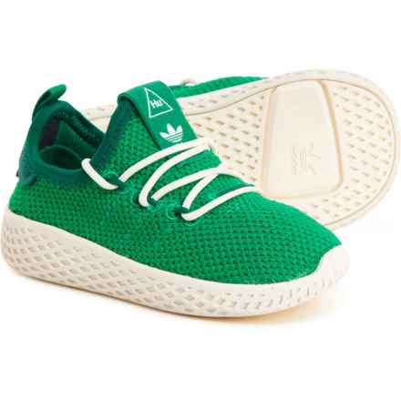 adidas Boys PW Tennis HU Court Shoes in Green