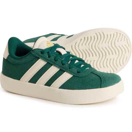 adidas Boys VL Court 3.0 Sneakers - Leather in Green Wht