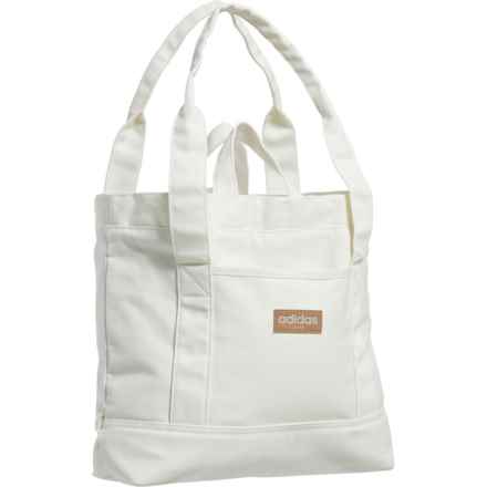 adidas Canvas Court Tote Bag in Off White