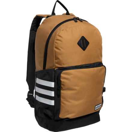 adidas Classic 3S 4 Backpack - Mesa Brown-Black-White in Mesa Brown/Black/White