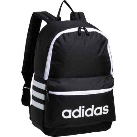 adidas Classic 3S Backpack (For Boys and Girls) in Black/White