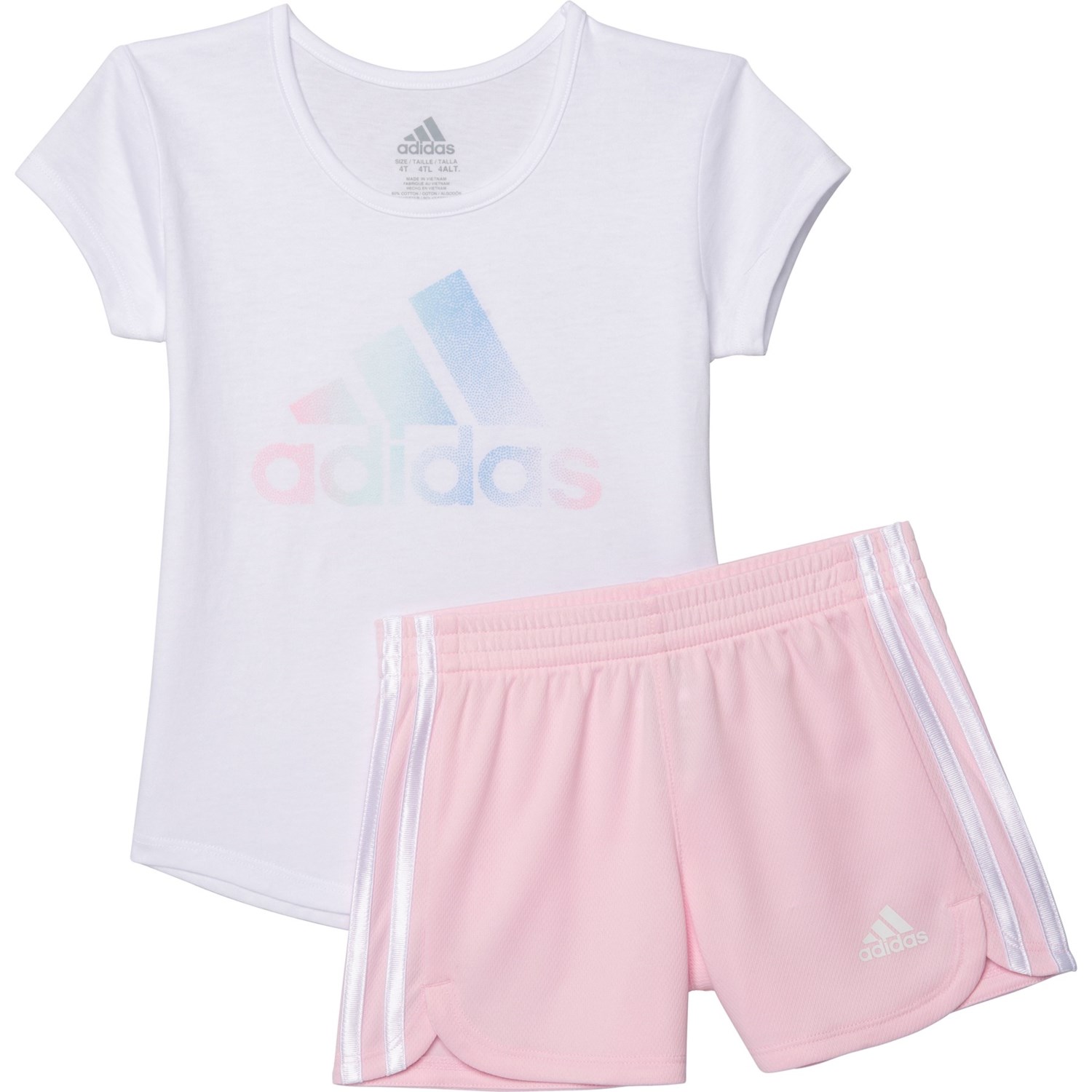 adidas pink 3 stripe shorts