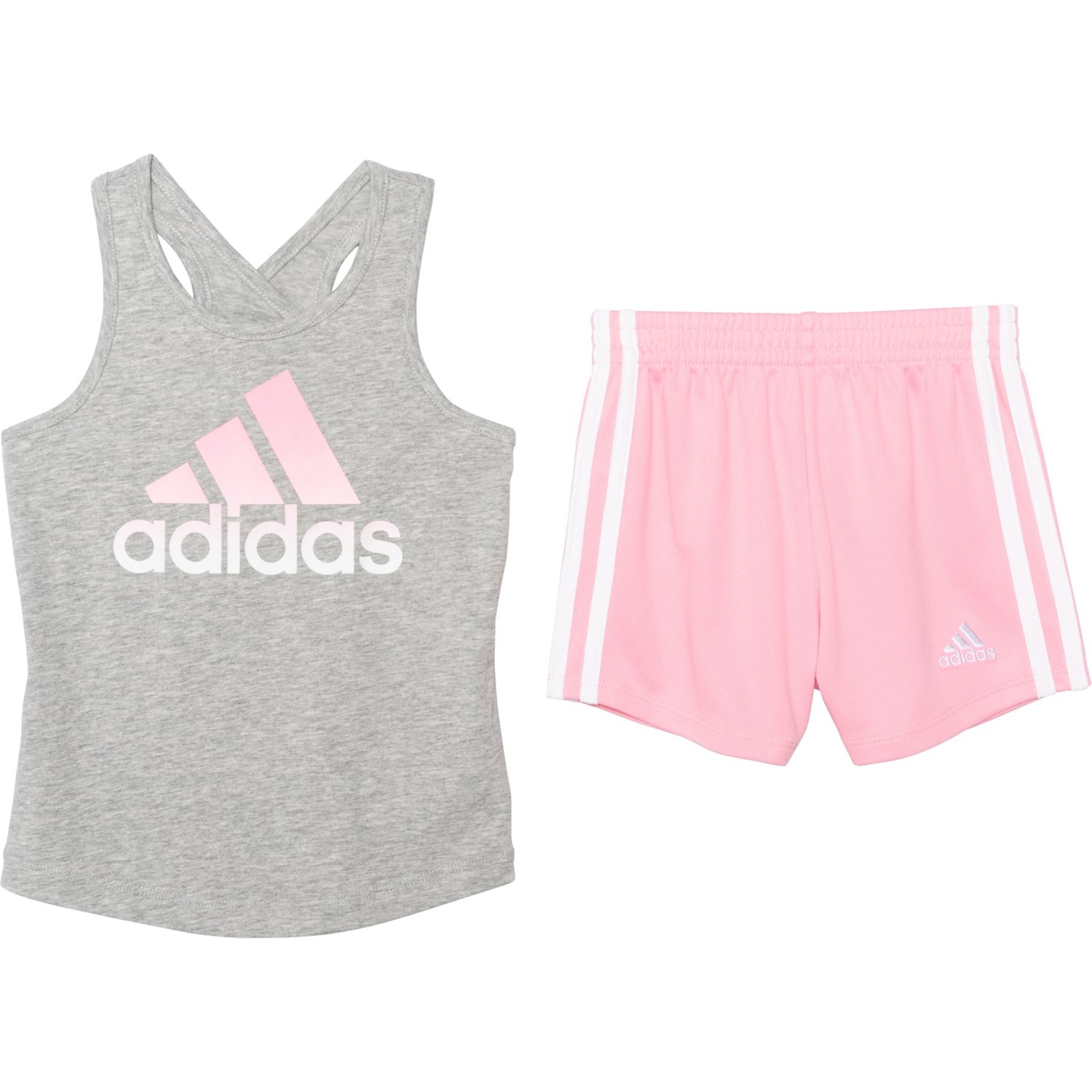 adidas tank top and shorts