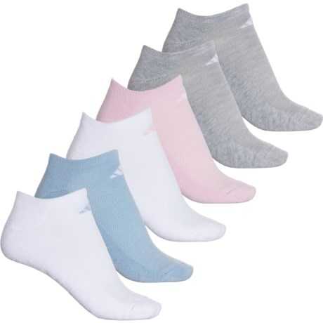 adidas Women's 6 Pack Athletic Cushioned Ankle Socks