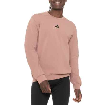 adidas D4T Crew Neck Sweater - Long Sleeve in Warm Clay