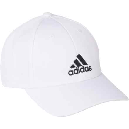 adidas Decision 3 Baseball Cap (For Men) in White/Black