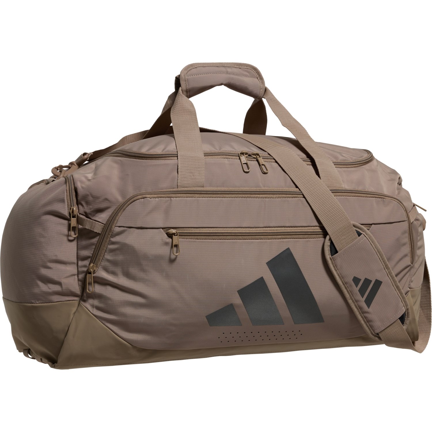 adidas Defender 5 Medium Duffel Bag - Chalky Brown-Gunmetal - Save 16%