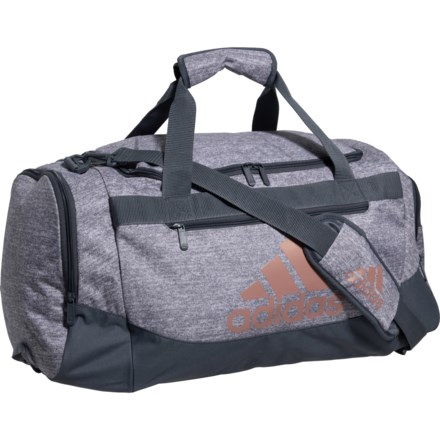 adidas Defense 2 Duffel Bag - Medium, Jersey Grey-Onix Grey-Rose Gold in Jersey Grey/Onix Grey/Rose Gold