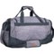 6DMNV_2 adidas Defense 2 Duffel Bag - Medium, Jersey Grey-Onix Grey-Rose Gold