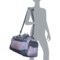 6DMNV_3 adidas Defense 2 Duffel Bag - Medium, Jersey Grey-Onix Grey-Rose Gold