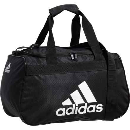 adidas Diablo II Hex Small Duffel Bag - Black-White in Black/White