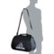 5WPVT_3 adidas Diablo II Small Duffel Bag - Black-Onyx Grey-White