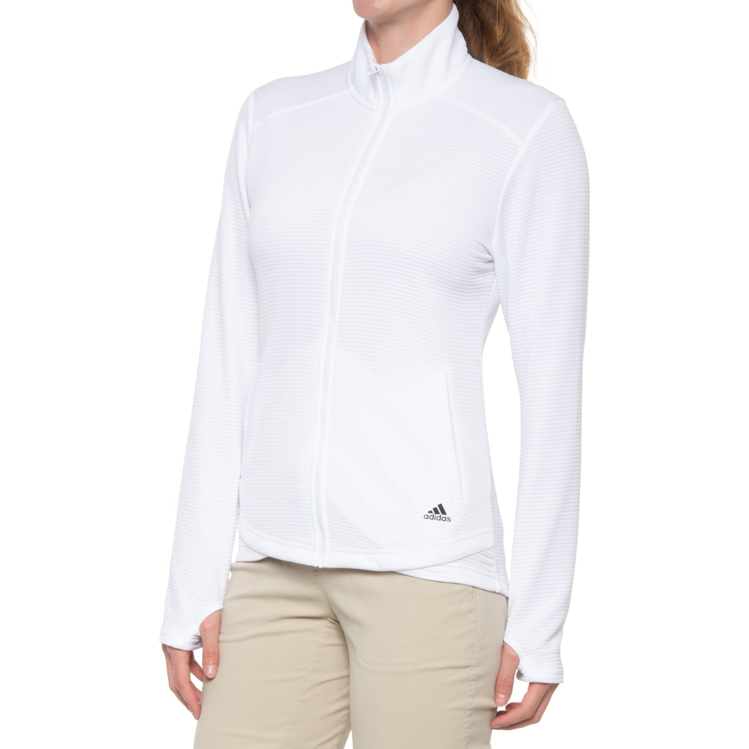 adidas Essential Ribbed Layering Jacket (For Women) Save 47
