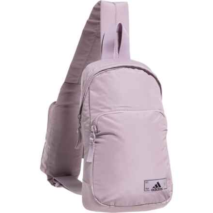 adidas Essentials 2 Sling Crossbody Bag in Preloved Fig Purple/Black