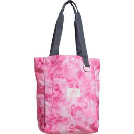 adidas Everyday Tote Bag in Essential Floral Bliss Pink/Off White/Onix Grey