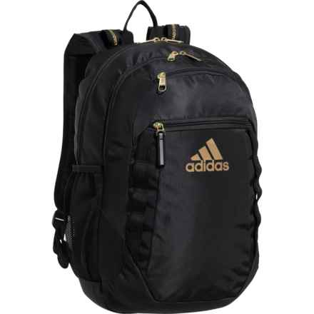 adidas Excel 6 Backpack - Black-Gold Metallic in Black/Gold Metallic