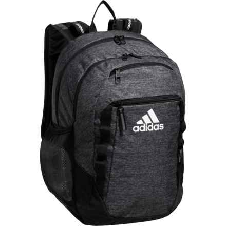 adidas Excel 6 Backpack - Jersey Black-Black-White in Jersey Black/Black/White