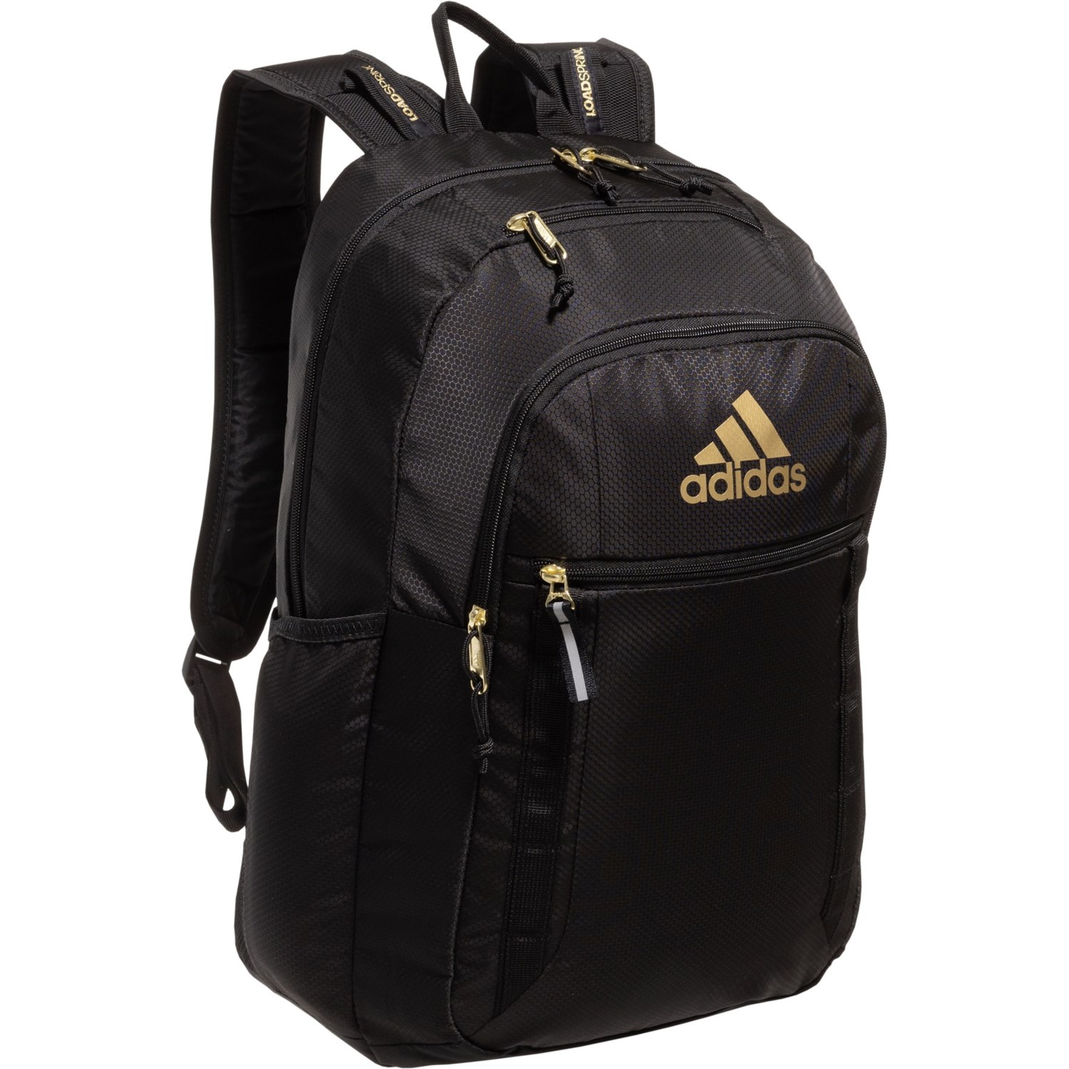 adidas Excel 7 Backpack - Black-Gold Metallic - Save 33%