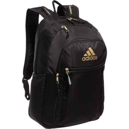 adidas Excel 7 Backpack - Black-Gold Metallic in Black/Gold Metallic