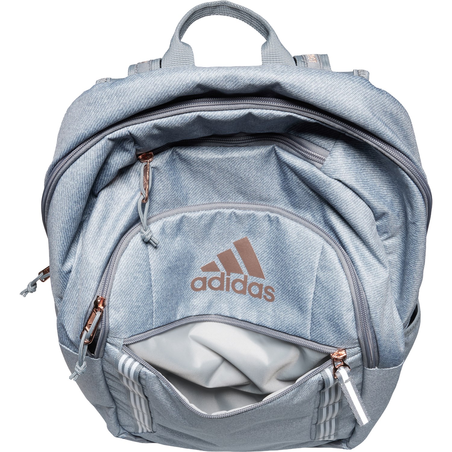 adidas Excel 7 Backpack - Twill Grey-Grey-Rose Gold - Save 48%